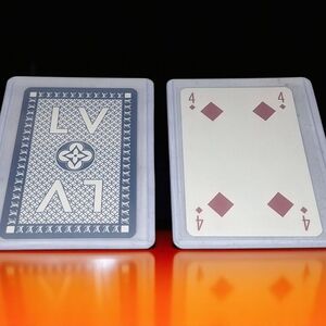 Louis Vuitton! 4 of Diamonds! In Hard Cover!